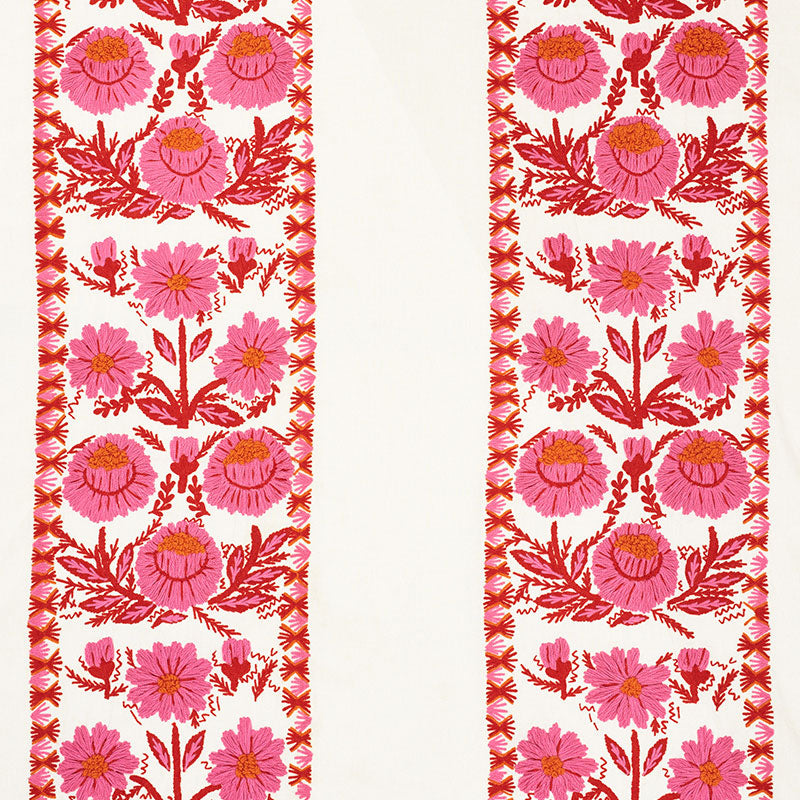 Acquire 72331 Marguerite Embroidery Blossom by Schumacher Fabric