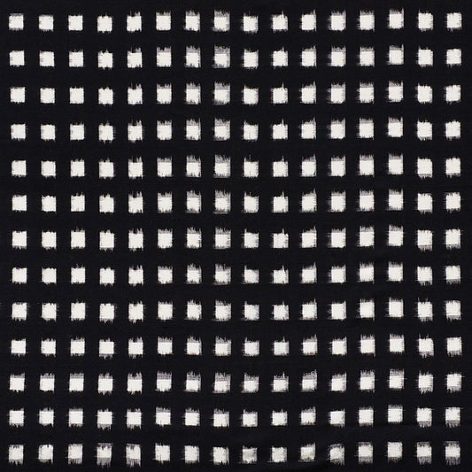 Looking 72351 Heiho Ikat Black by Schumacher Fabric