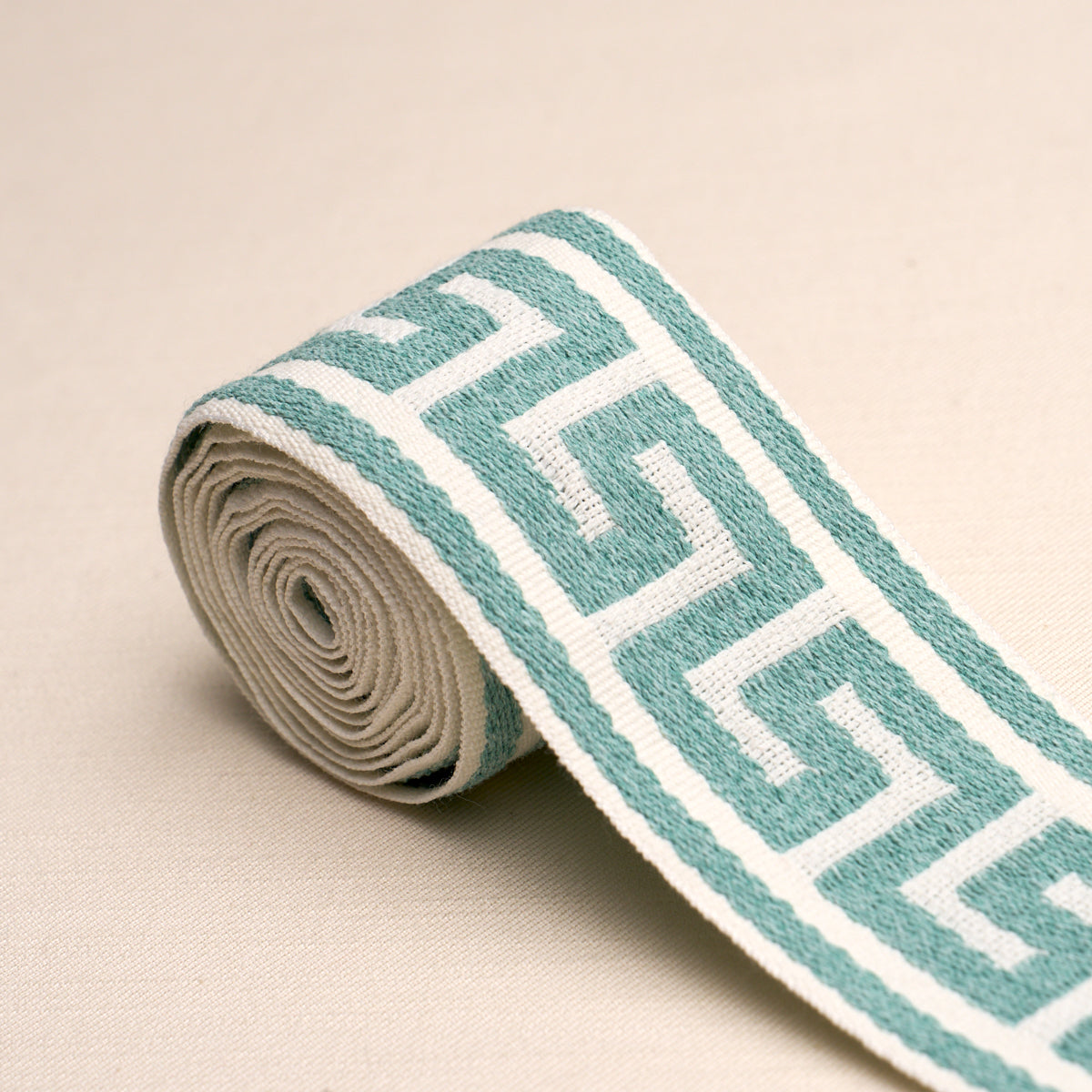 Purchase 72396 | Ganton Tape Indoor/Outdoor, Teal - Schumacher Trim