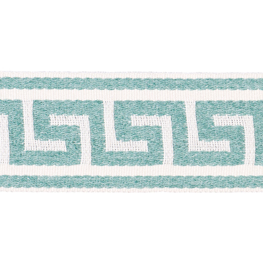 Purchase 72396 | Ganton Tape Indoor/Outdoor, Teal - Schumacher Trim