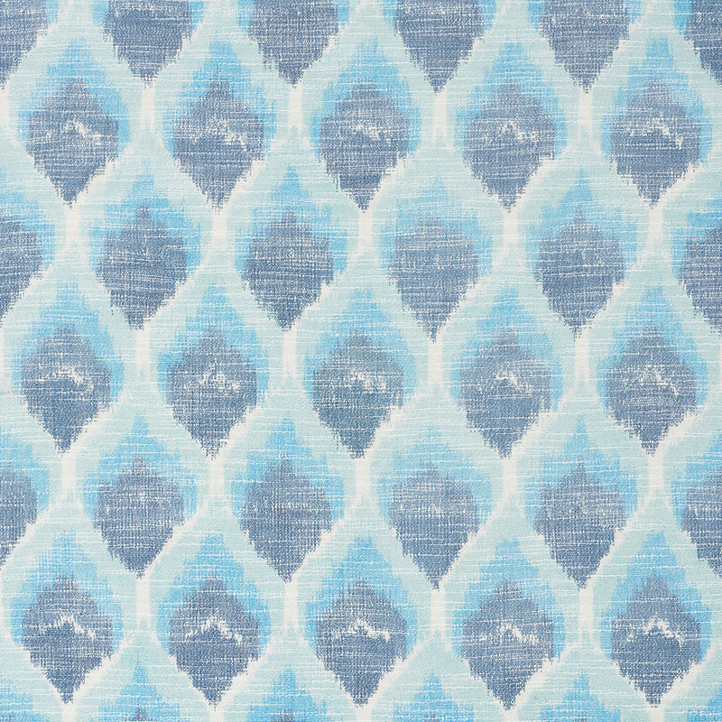 Find 72641 Odisha Ikat Blues by Schumacher Fabric