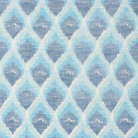 Find 72641 Odisha Ikat Blues by Schumacher Fabric