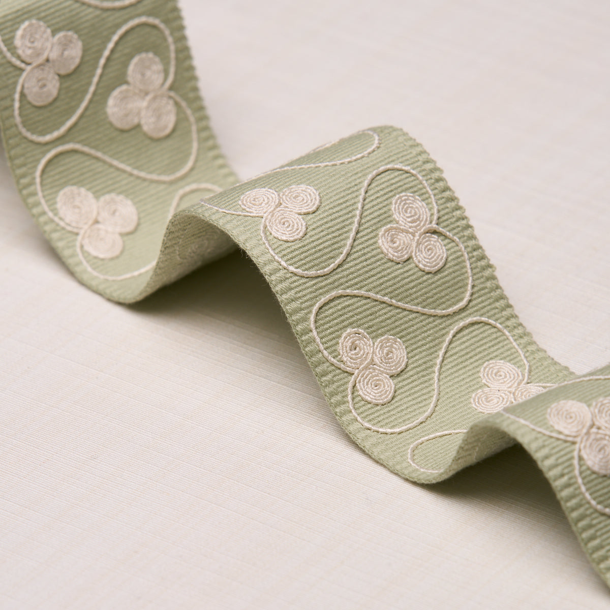 Purchase 72744 | Coquette Tape, Celadon - Schumacher Trim