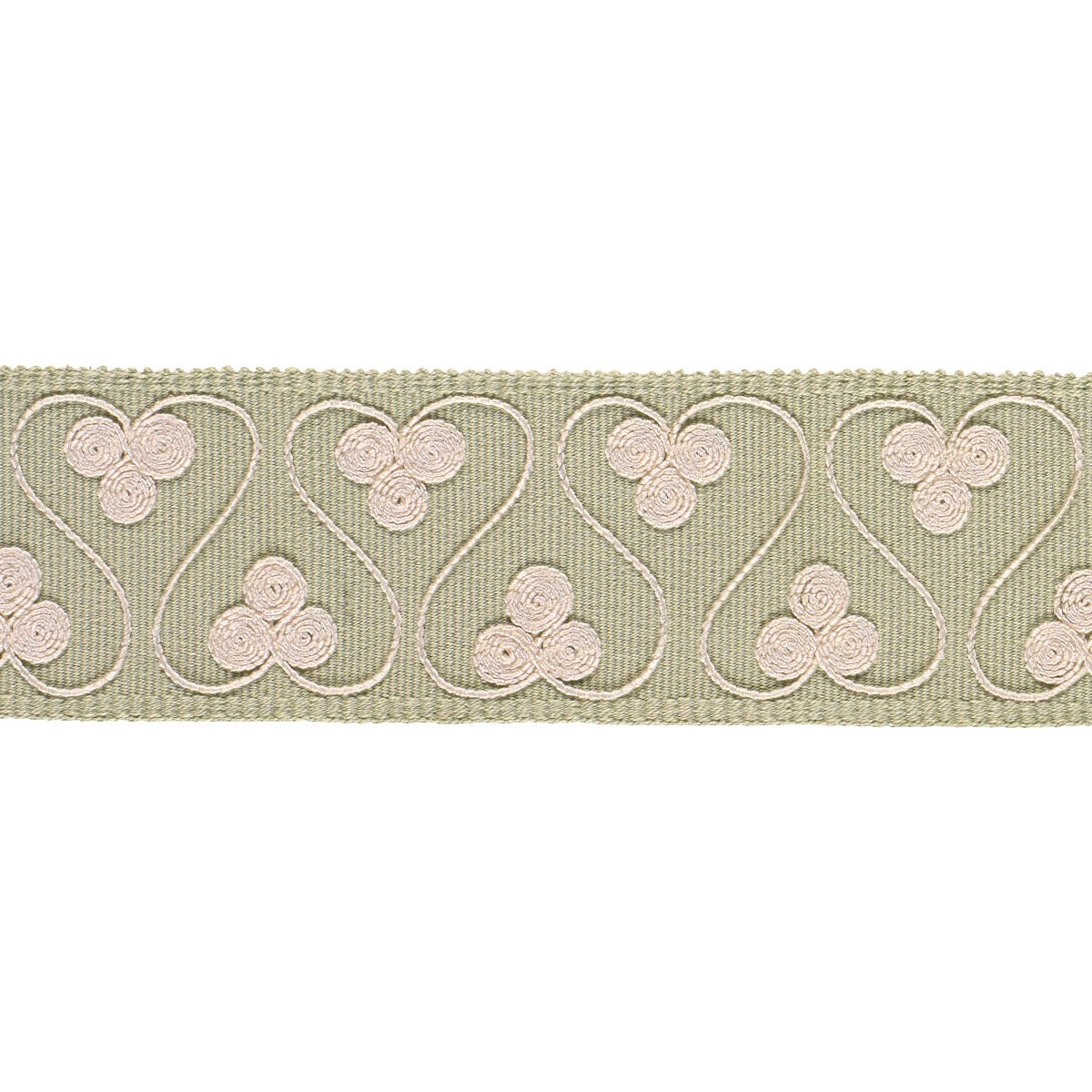 Purchase 72744 | Coquette Tape, Celadon - Schumacher Trim