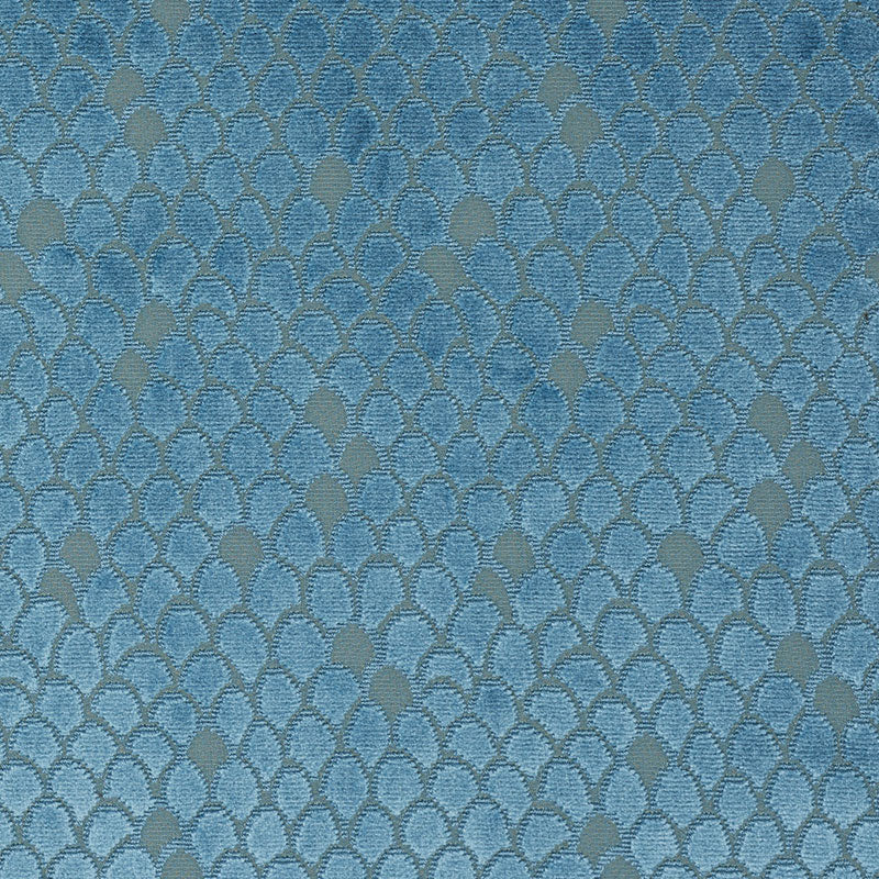 Buy 72772 Esther Velvet Peacock by Schumacher Fabric