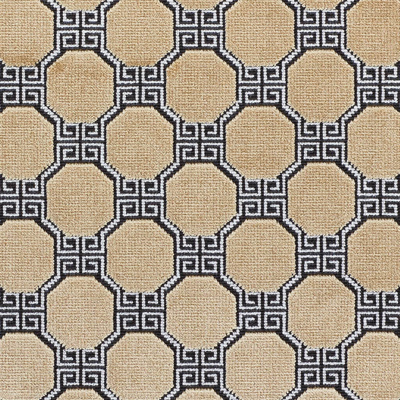 View 72791 Octavia Velvet Gold by Schumacher Fabric