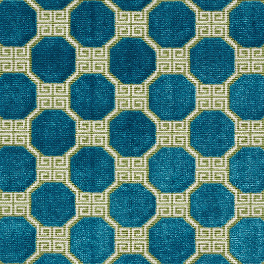 Purchase 72794 Octavia Velvet Peacock by Schumacher Fabric