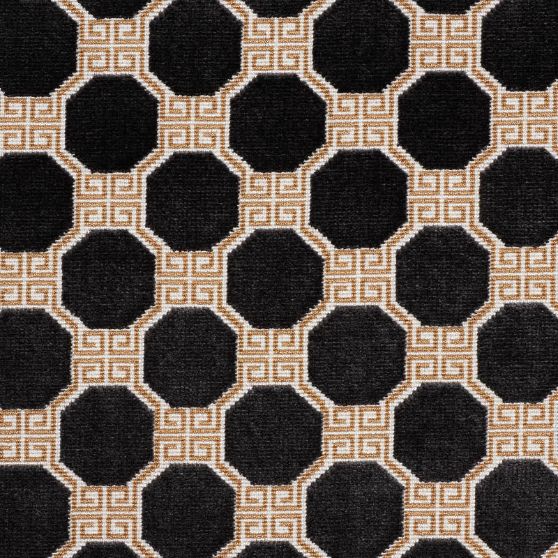 Shop 72795 Octavia Velvet Onyx by Schumacher Fabric