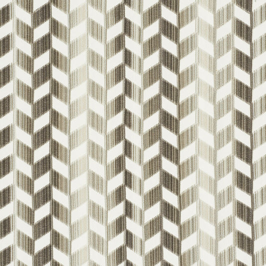 View 72810 Chevron Strie Velvet Stone by Schumacher Fabric