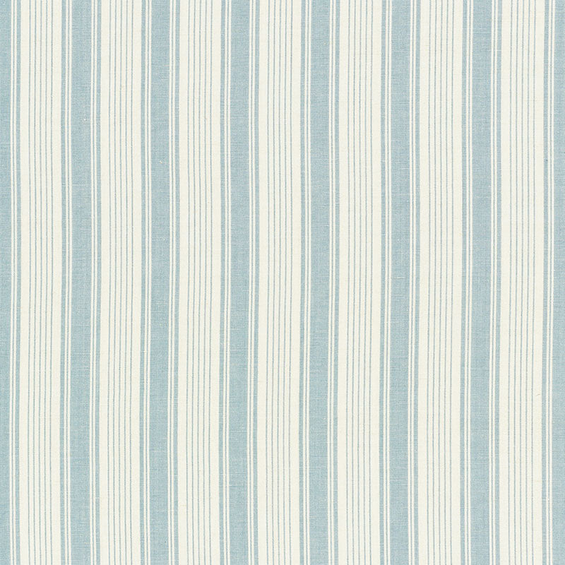 Select 73001 Ojai Stripe China Blue by Schumacher Fabric