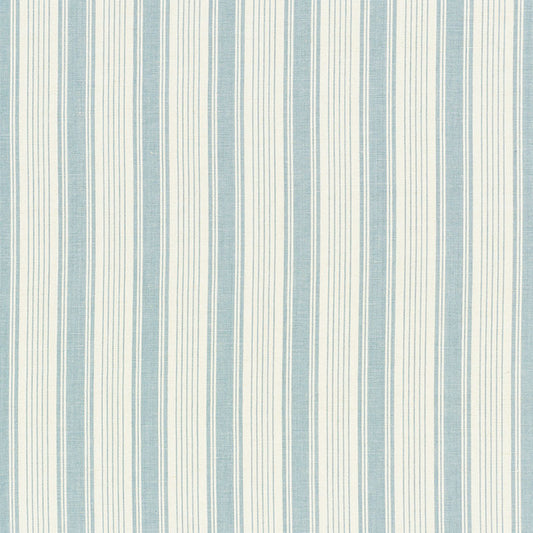 Select 73001 Ojai Stripe China Blue by Schumacher Fabric