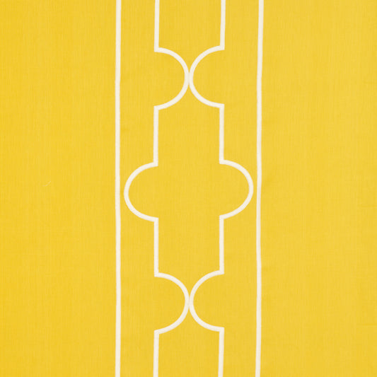 Save 73072 Limitless Lattice Yellow by Schumacher Fabric