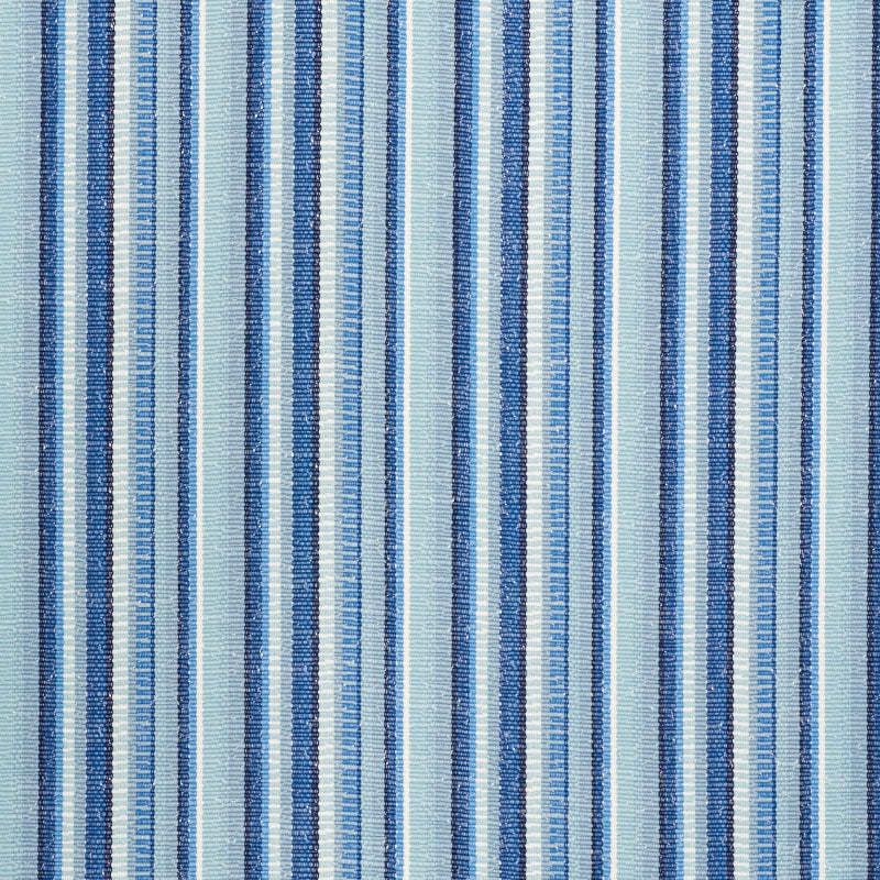 View 73112 Primavera Stripe Sea by Schumacher Fabric