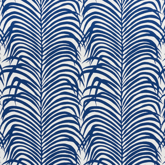 Purchase 73170 Zebra Palm Indoor/Outdoor Navy by Schumacher Fabric