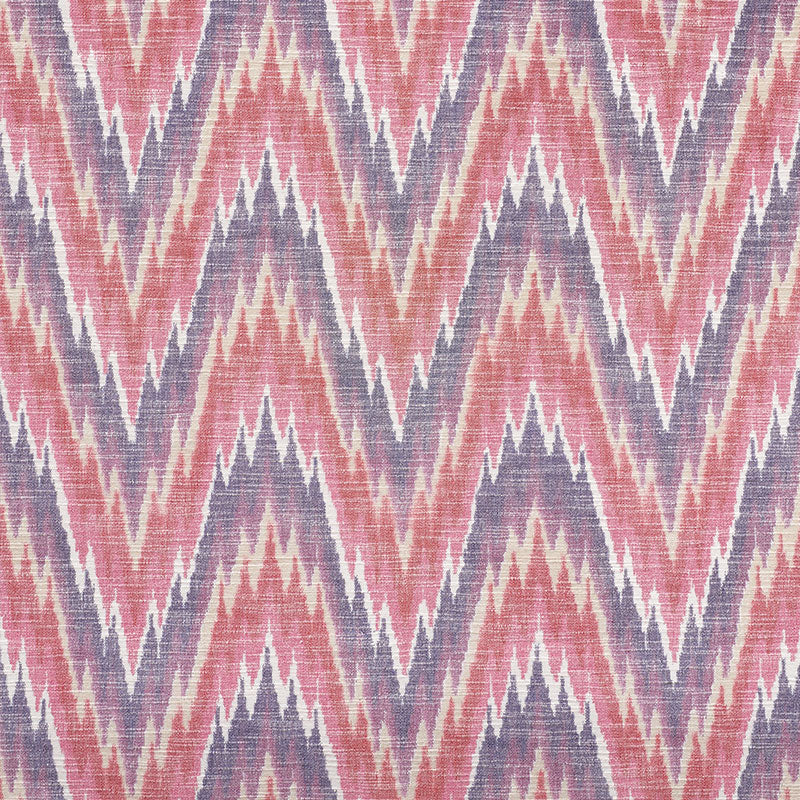 Find 73462 Ibiza Flamestitch Berry by Schumacher Fabric