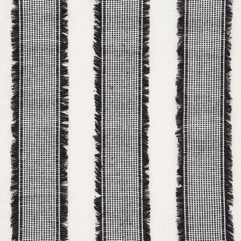 Acquire 73591 Tulum Black by Schumacher Fabric