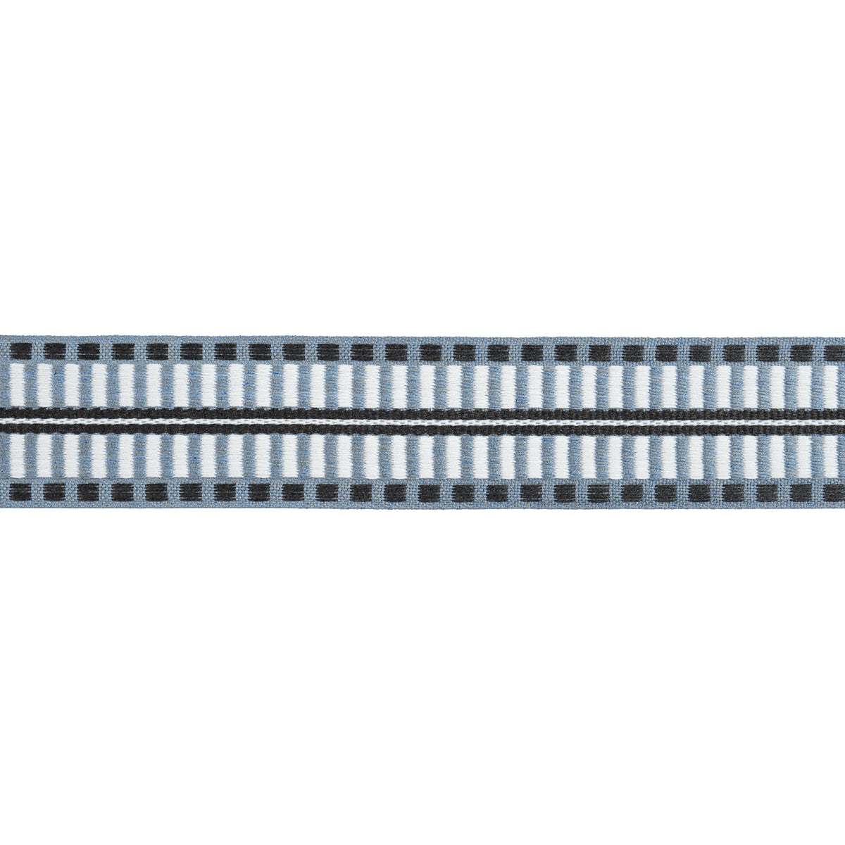 Purchase 73637 | Jacobsen Tape Indoor/Outdoor, Slate - Schumacher Trim