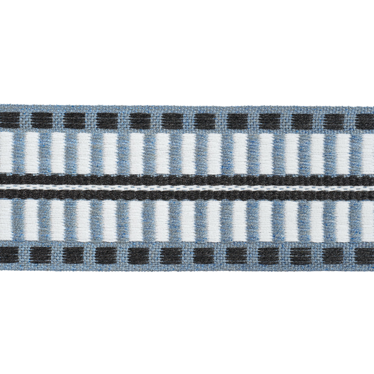 Purchase 73637 | Jacobsen Tape Indoor/Outdoor, Slate - Schumacher Trim