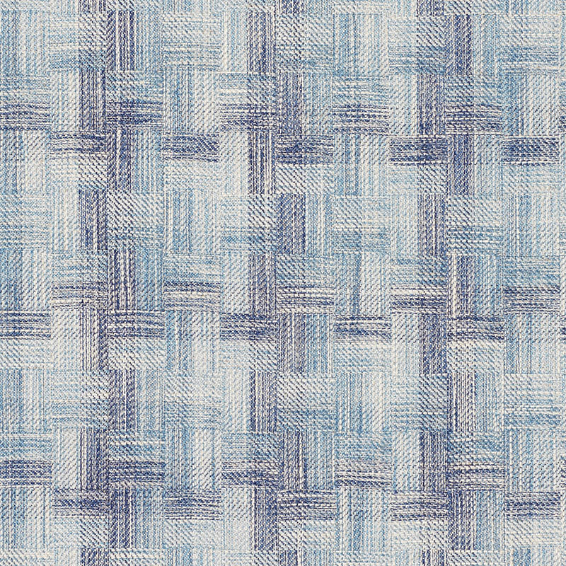 Select 73740 Boro Plaid Indigo by Schumacher Fabric