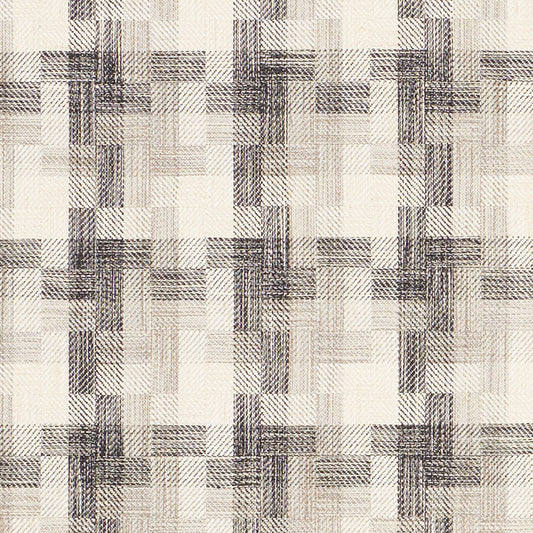 Looking 73741 Boro Plaid Charcoal by Schumacher Fabric