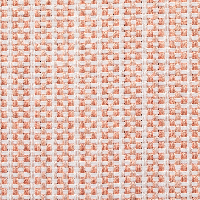 View 73884 Rustic Basketweave Coral by Schumacher Fabric