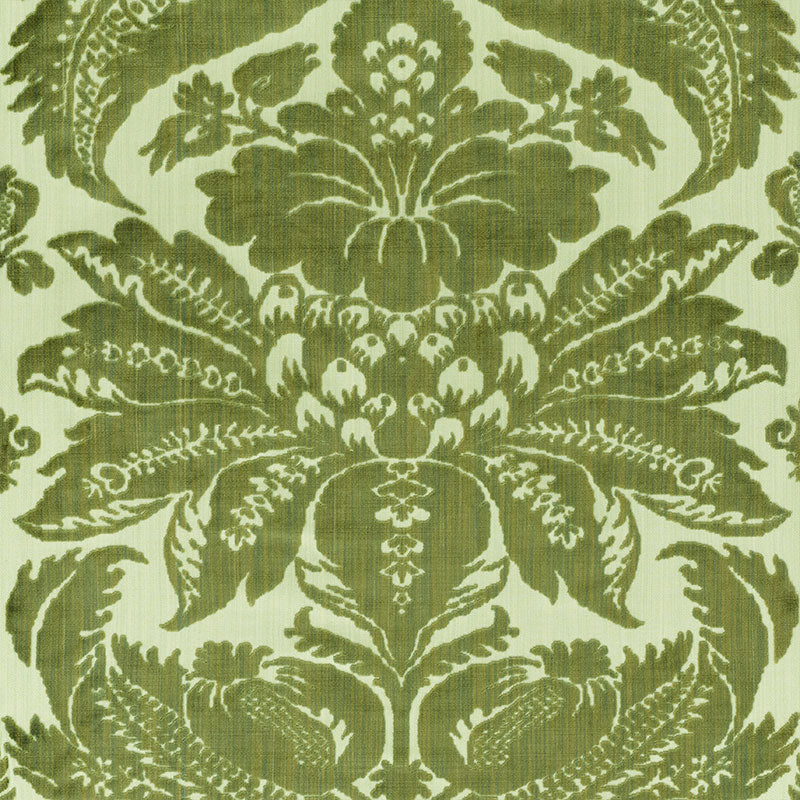 Find 73980 Pavia Silk Velvet Olivine by Schumacher Fabric