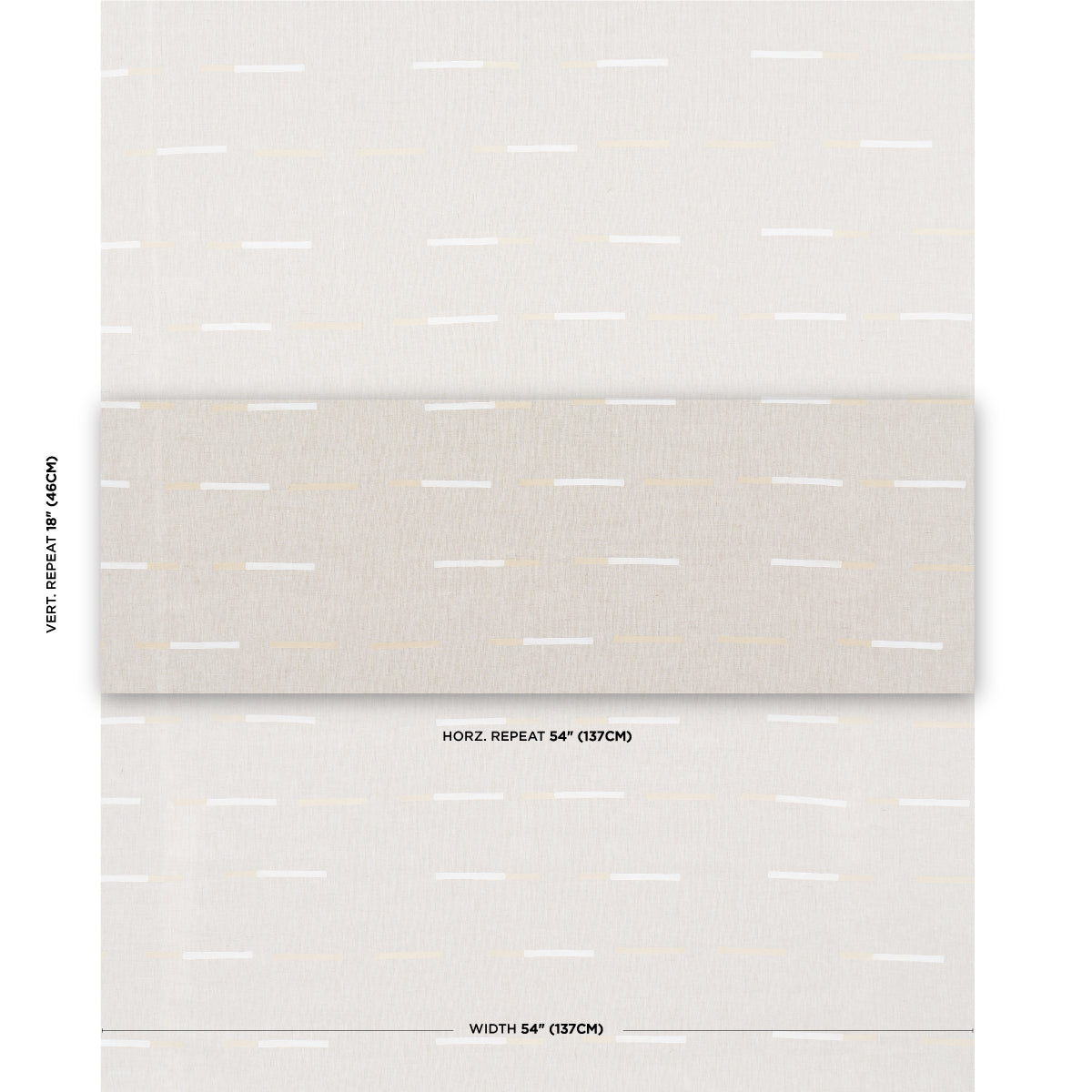 Purchase 74033 | Overlapping Dashes, Buff - Schumacher Fabric