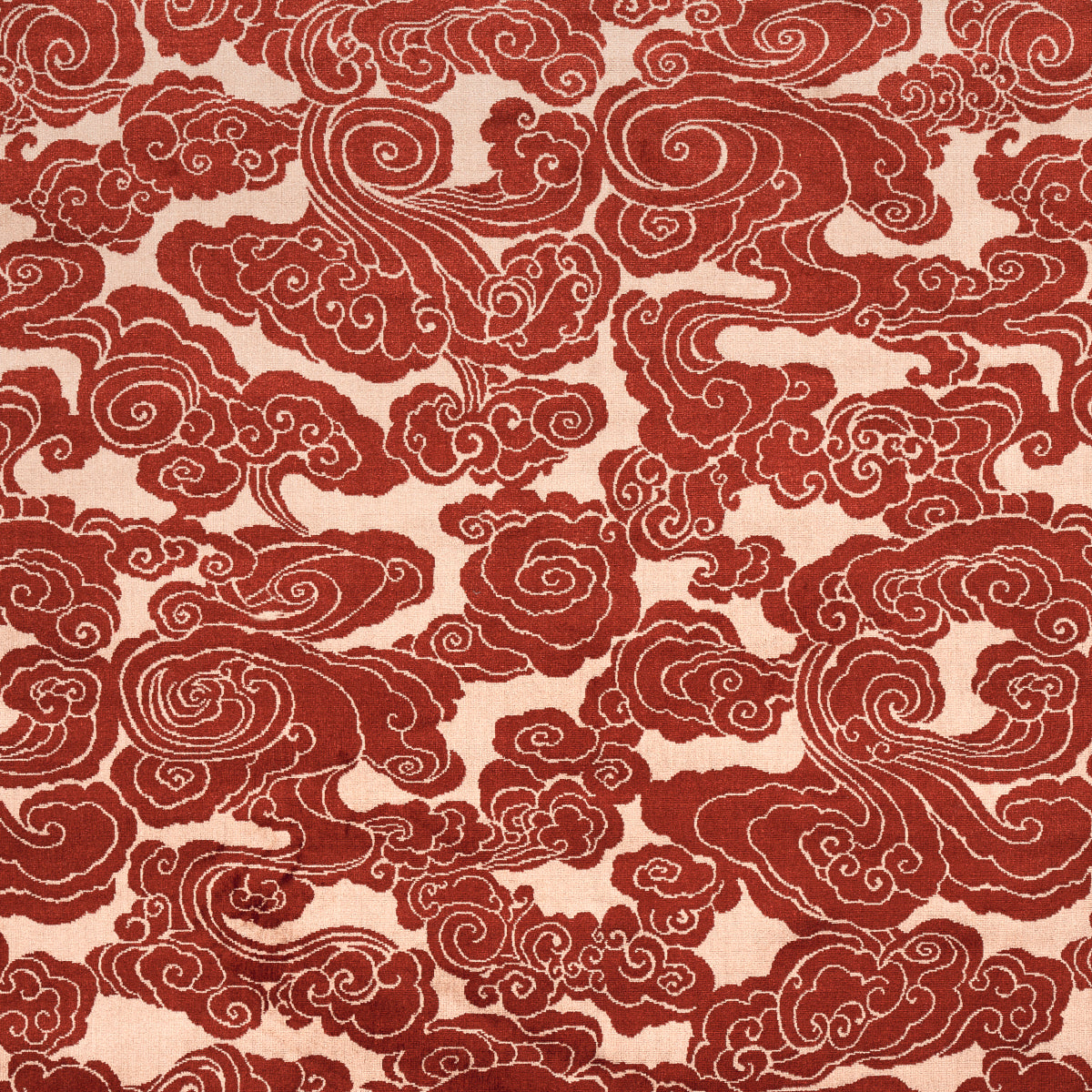 Purchase 74064 Sozan Velvet, Cinnabar by Schumacher Fabric