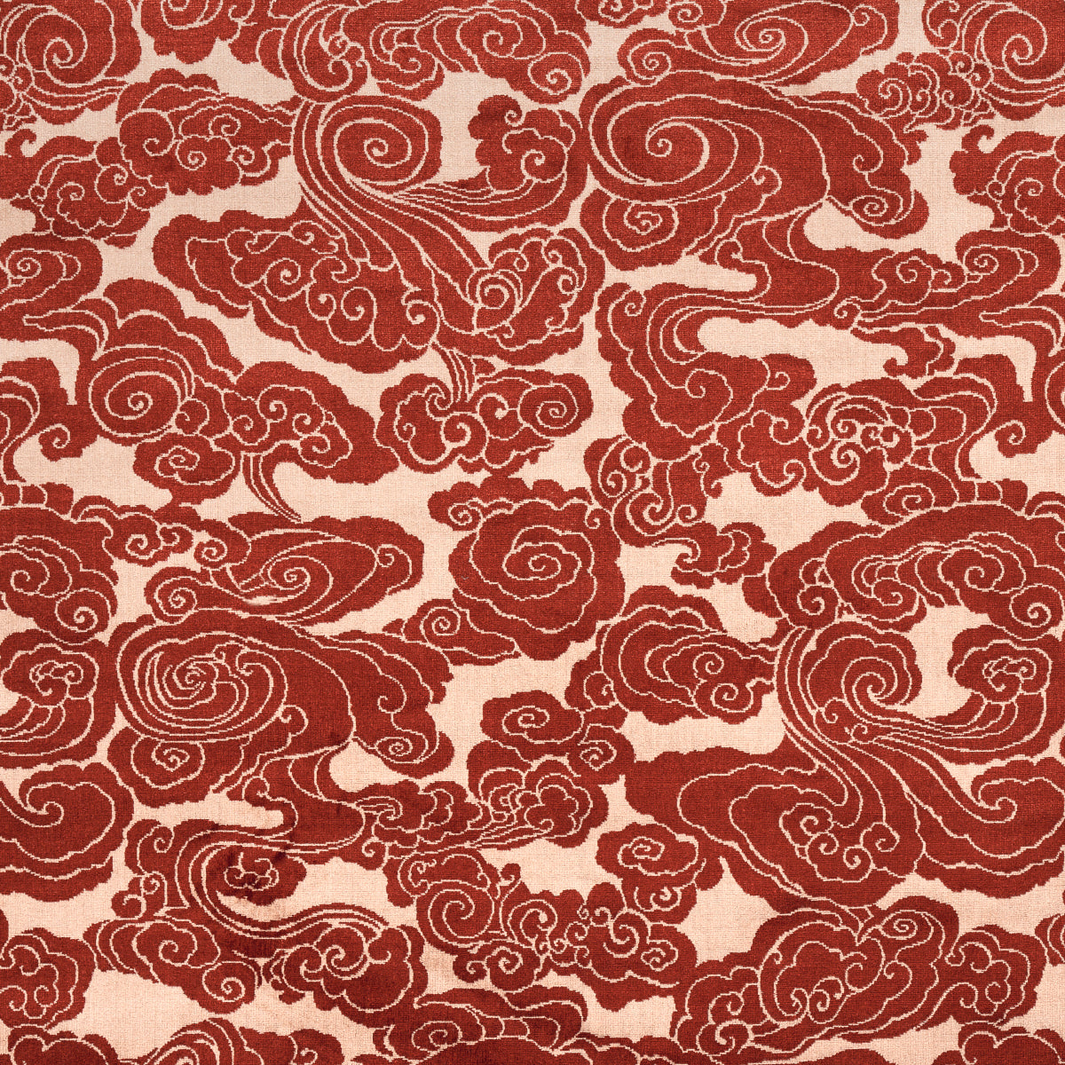 Purchase 74064 | Sozan Velvet, Cinnabar - Schumacher Fabric