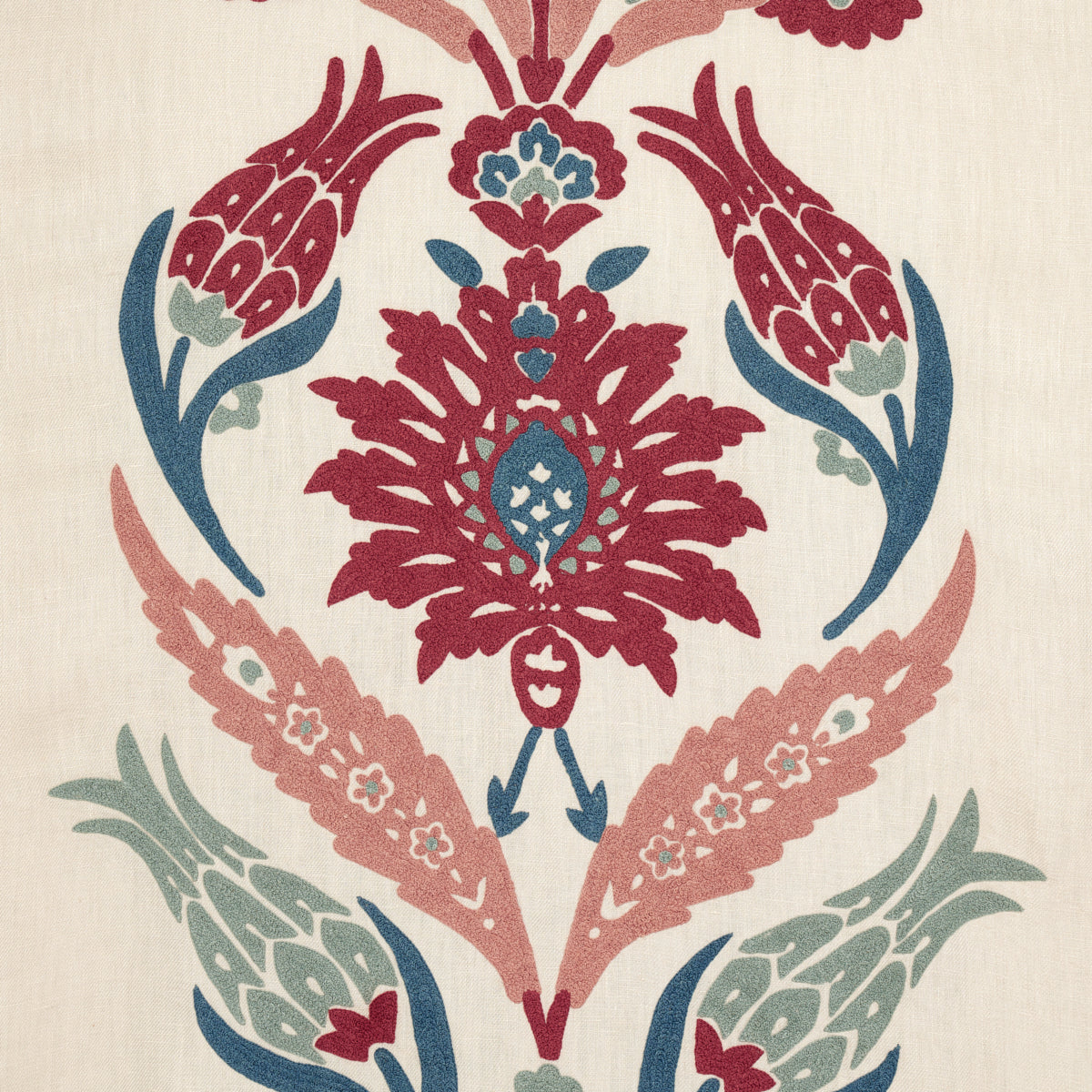 Save 74140 Anagada Embroidery Dusty Rose by Schumacher Fabric