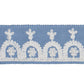 Purchase 74157 | Noelia Embroidered Tape, Chambray - Schumacher Trim