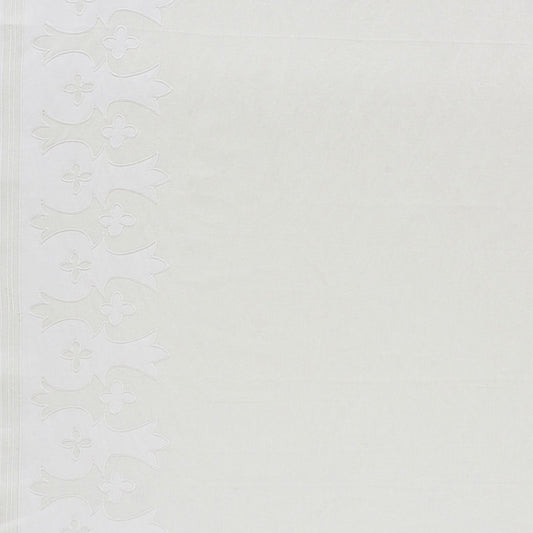 View 74180 Bergama White & Ivory by Schumacher Fabric