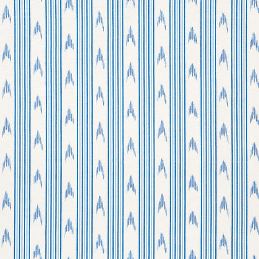 Save 74220 Santa Barbara Ikat Indigo by Schumacher Fabric
