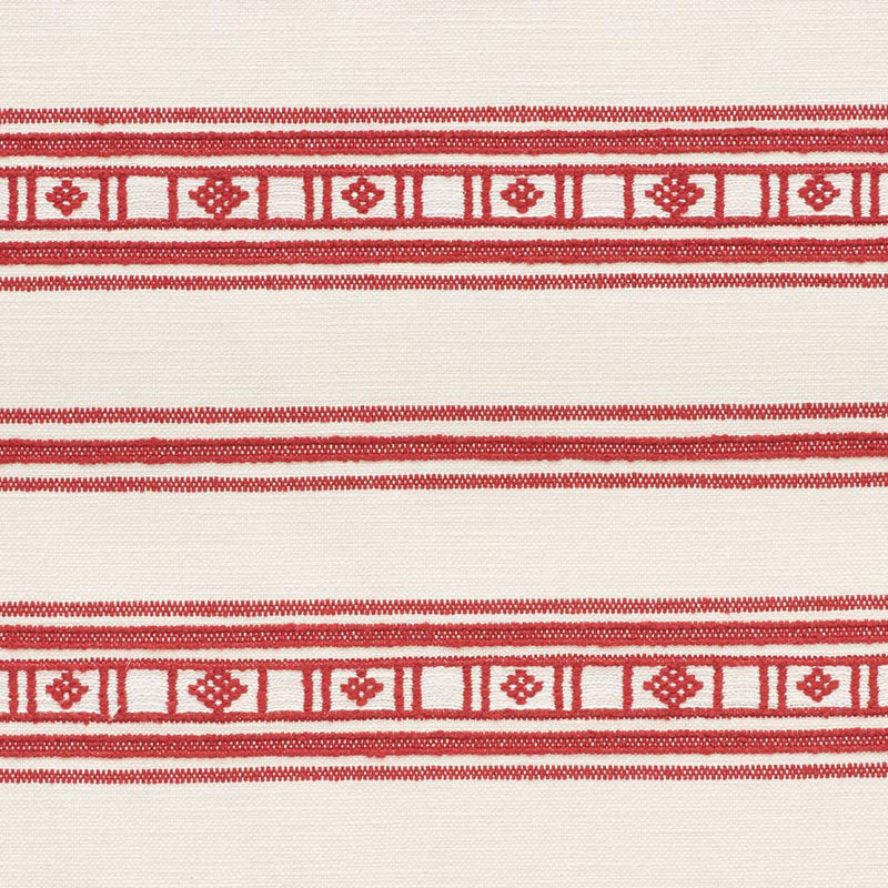 Save 74480 Buena Vista Red by Schumacher Fabric