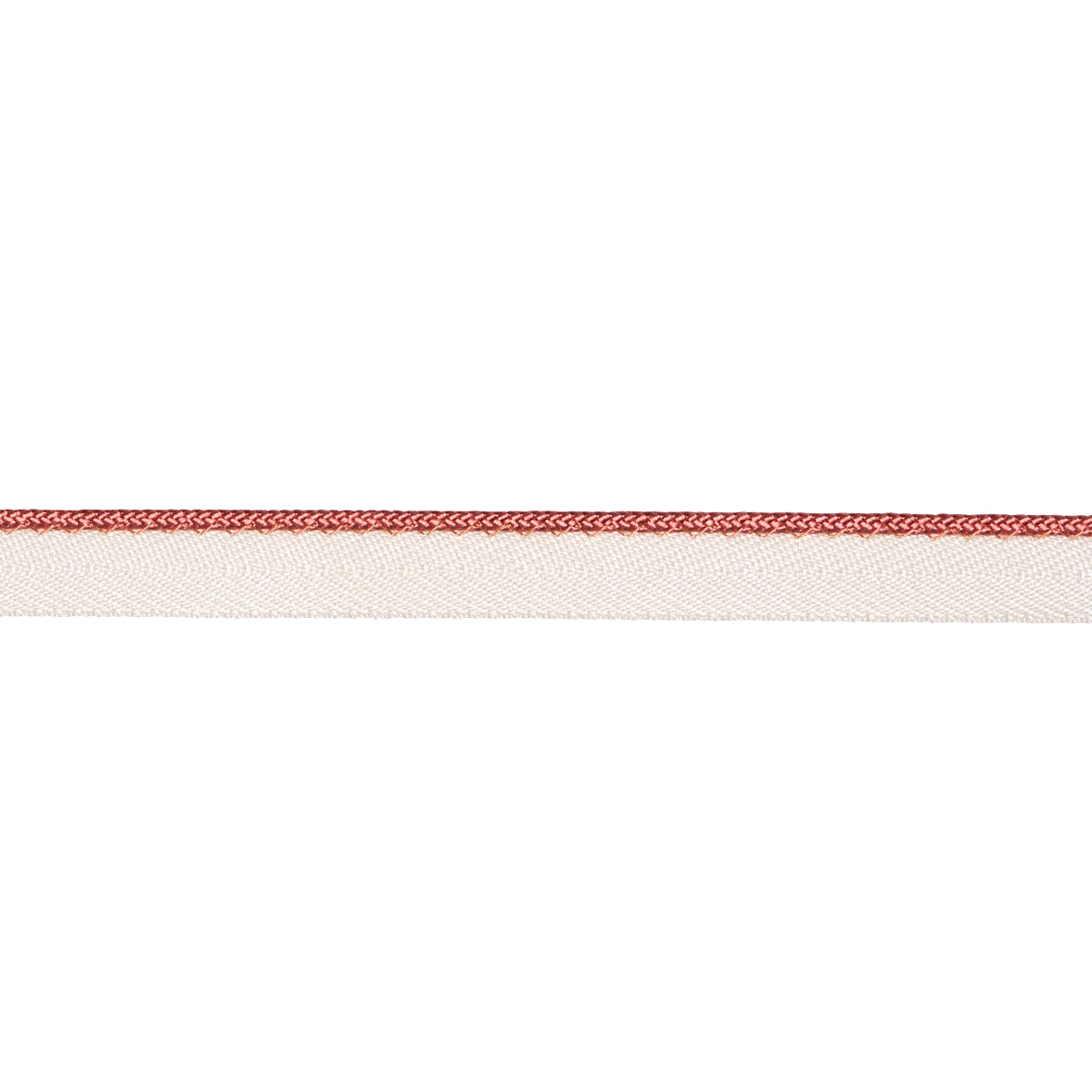 Purchase 74537 | Gustave Silk Lip Cord Narrow, Coral - Schumacher Trim