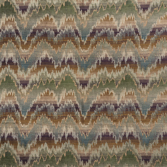 Looking 75170 Carpenter Flamestitch Moss by Schumacher Fabric