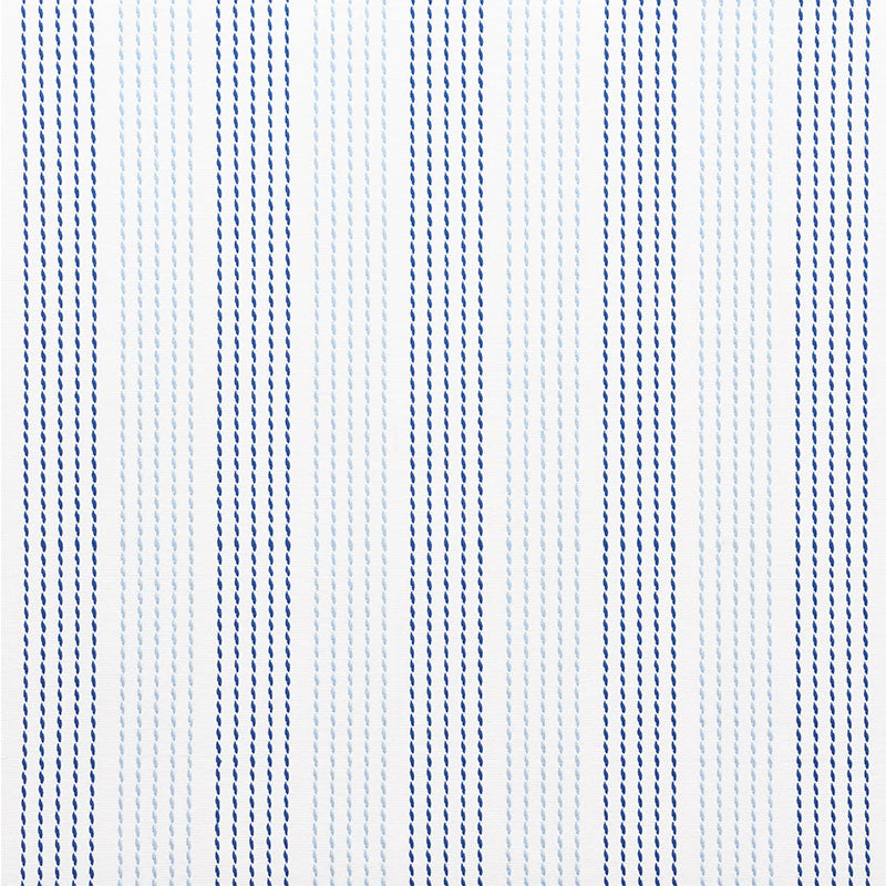Save 75320 Running Stitch Blues by Schumacher Fabric