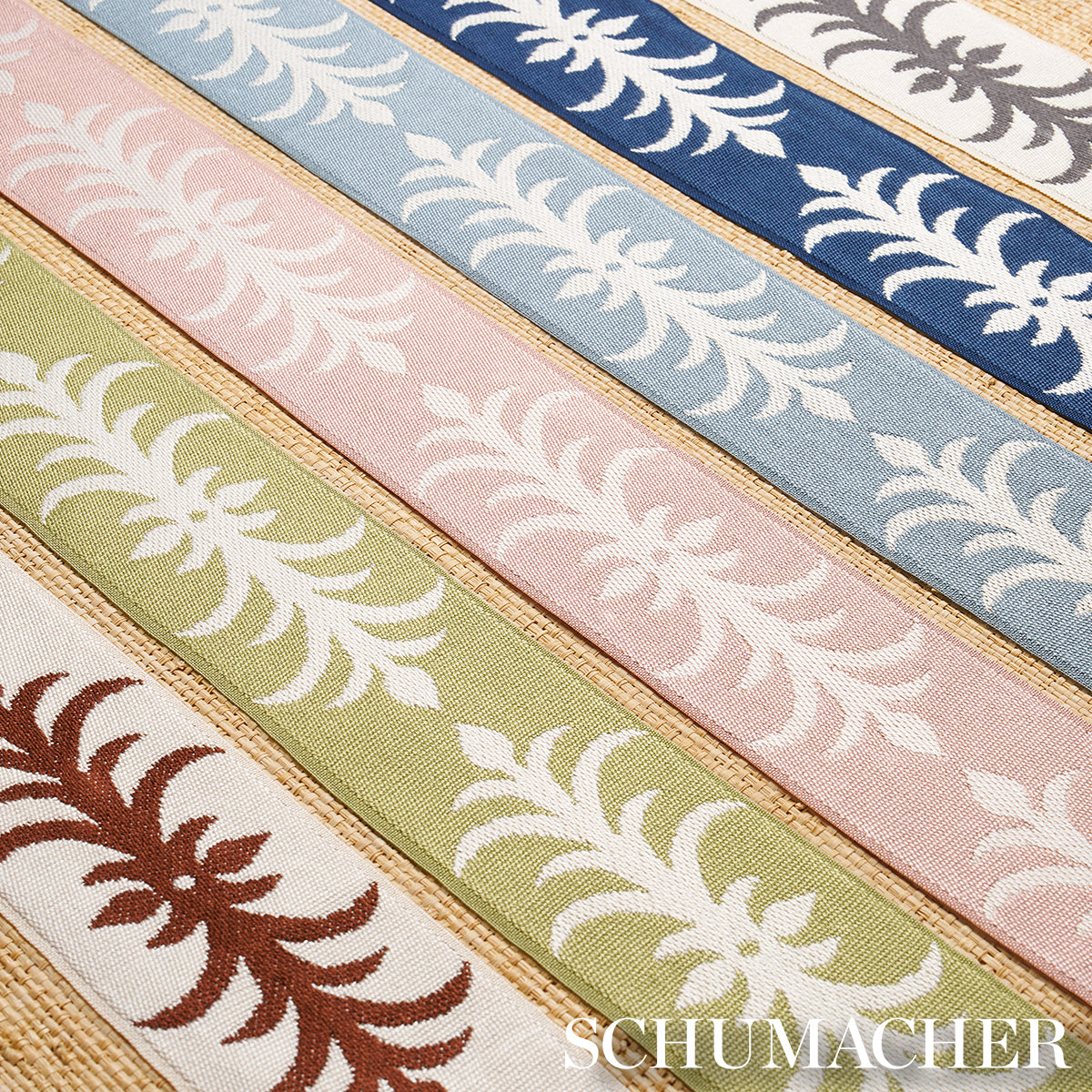 Purchase 75445 | Acanthus Tape, Romaine - Schumacher Trim