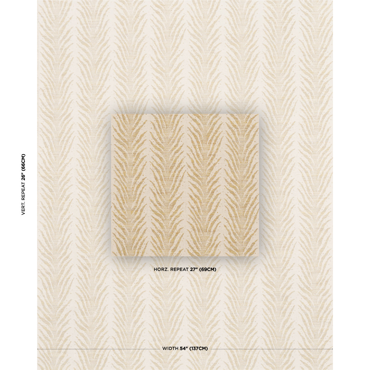 Purchase 75456 | Creeping Fern, Mimosa Glow - Schumacher Fabric