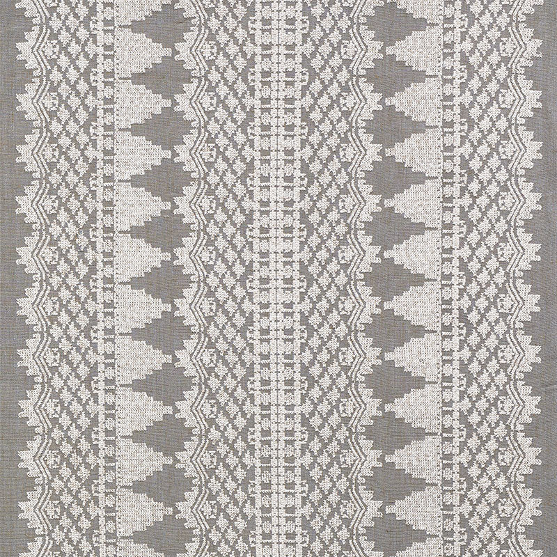 View 75471 Wentworth Embroidery Haze by Schumacher Fabric
