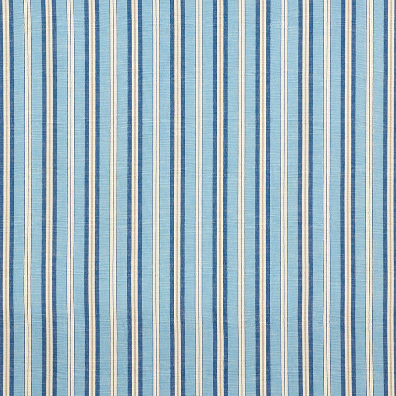 Looking 75503 Lewis Stripe Blue by Schumacher Fabric