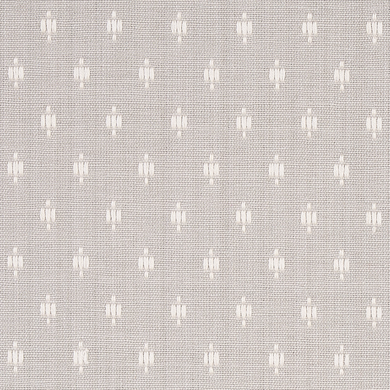 Order 75535 Barlow Ivory On Grey by Schumacher Fabric