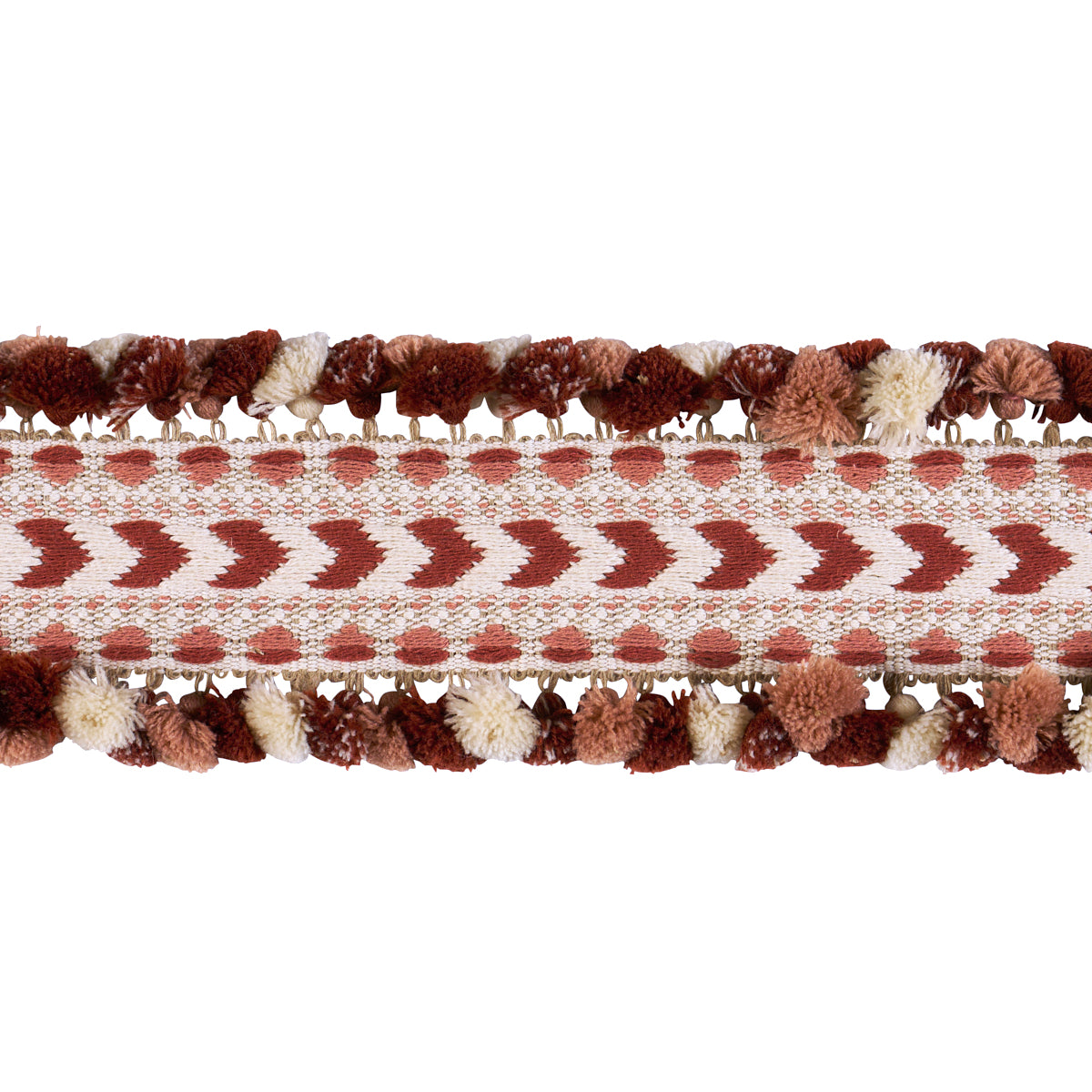 Purchase 75657 | Maracana Pom Tape, Spice - Schumacher Trim