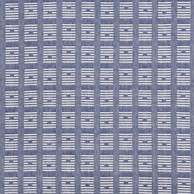 Select 75660 Tiasquam Weave Navy by Schumacher Fabric