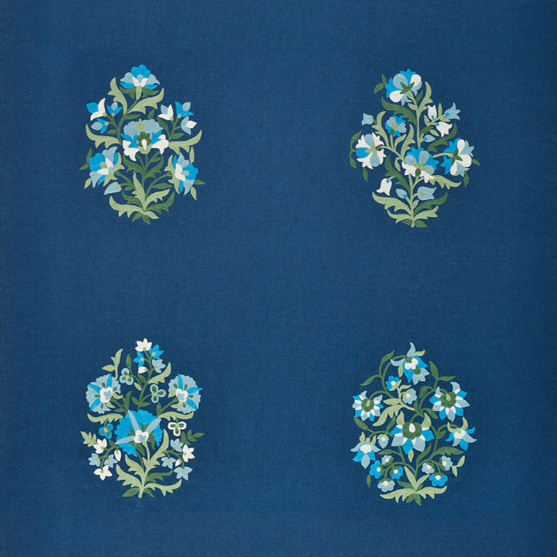 Acquire 75740 Antalya Medallion Embroidery Aegean by Schumacher Fabric