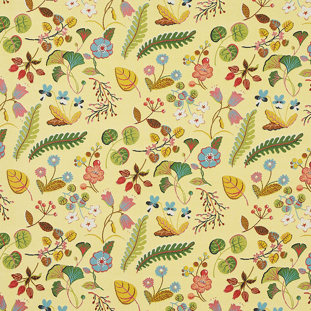Shop 75943 Botanica Indoor/Outdoor Yellow by Schumacher Fabric