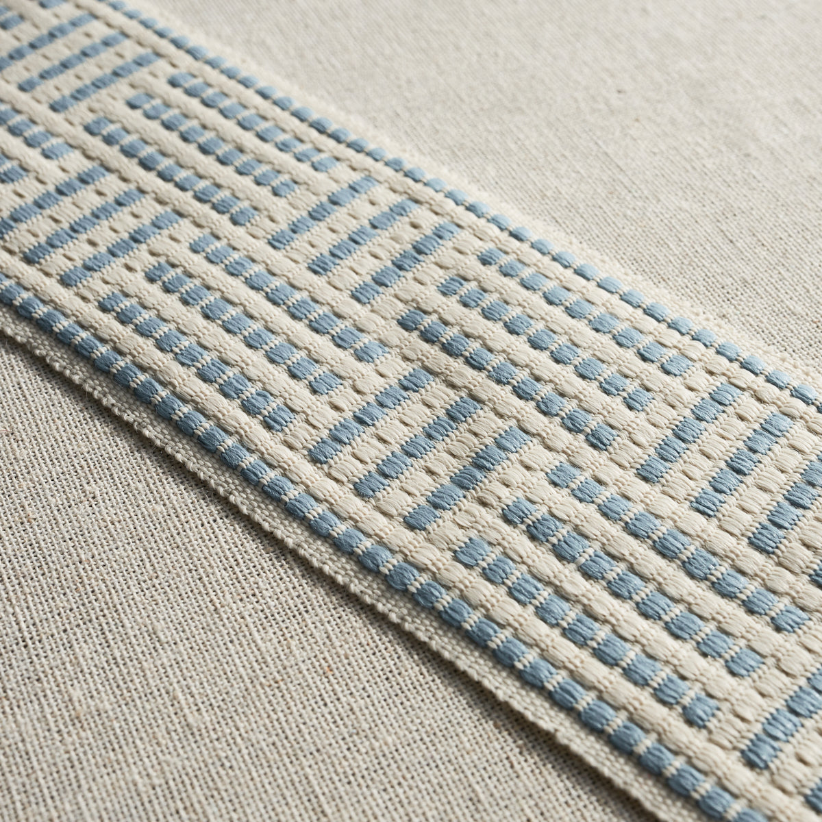 Purchase 75962 | Brickell Tape Indoor/Outdoor, Sky - Schumacher Trim