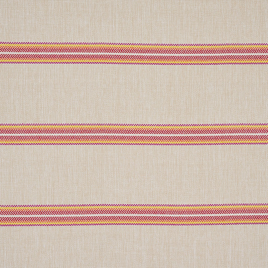 Looking 75974 Garden Stripe Indoor/Outdoor Red by Schumacher Fabric