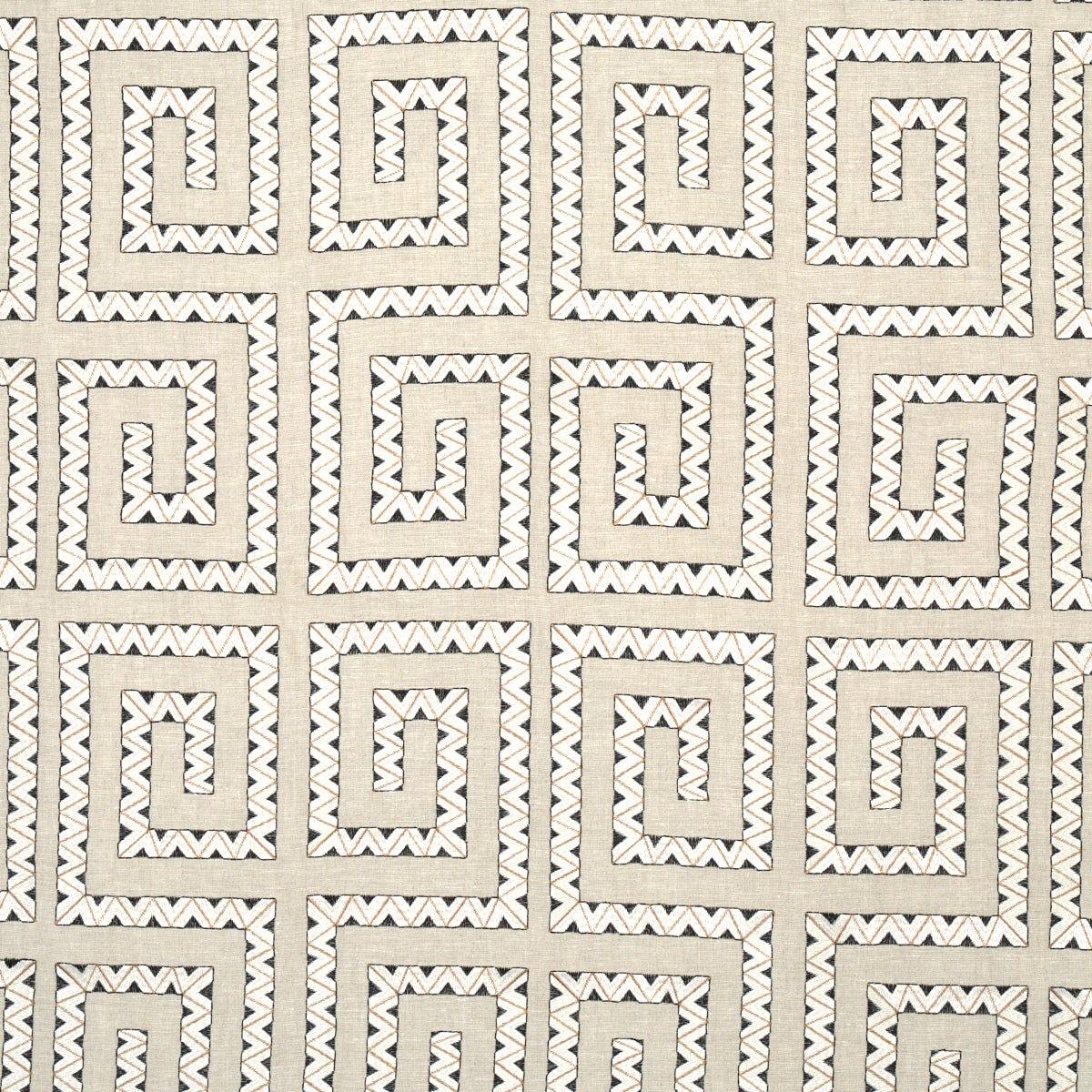 Find 76070 Prado Embroidery Graphite by Schumacher Fabric