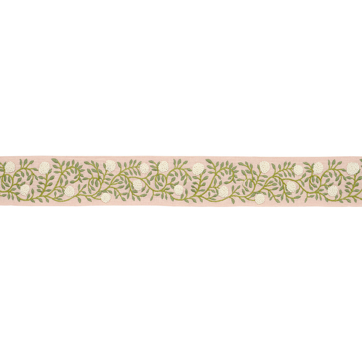 Purchase 76296 | Ashoka Tape, Leaf & Blush - Schumacher Trim